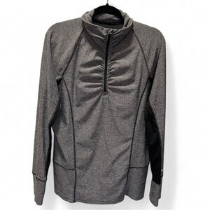 Champion Black and Gray Semi-Fitted Pullover